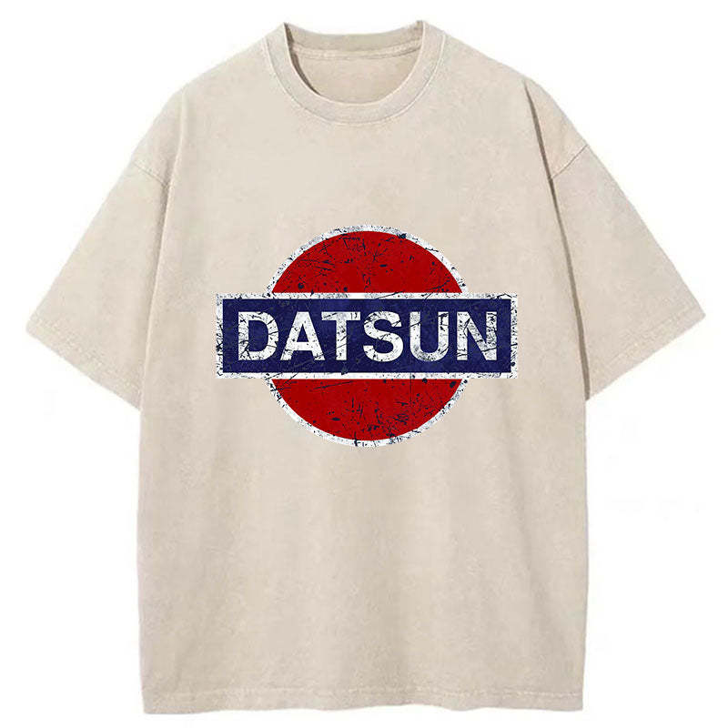 Datsun Vintage Car Washed T-Shirt