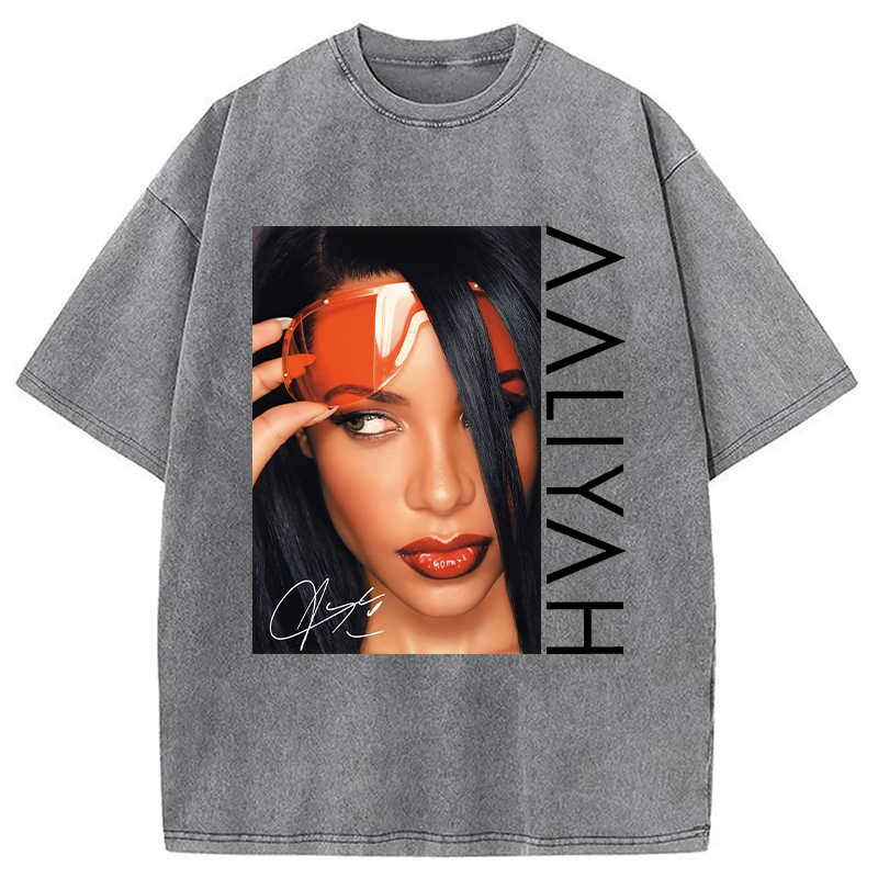 Aaliyah Vintage Washed T-Shirt