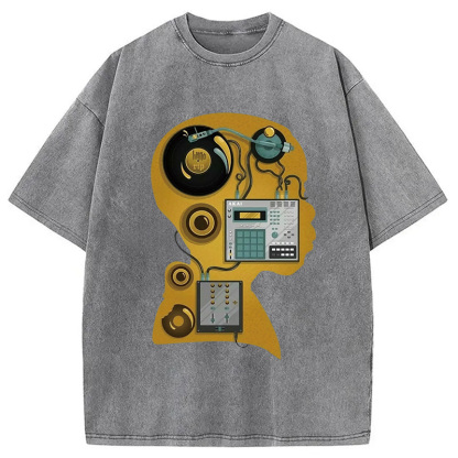 J Dilla DJ Washed T-Shirt