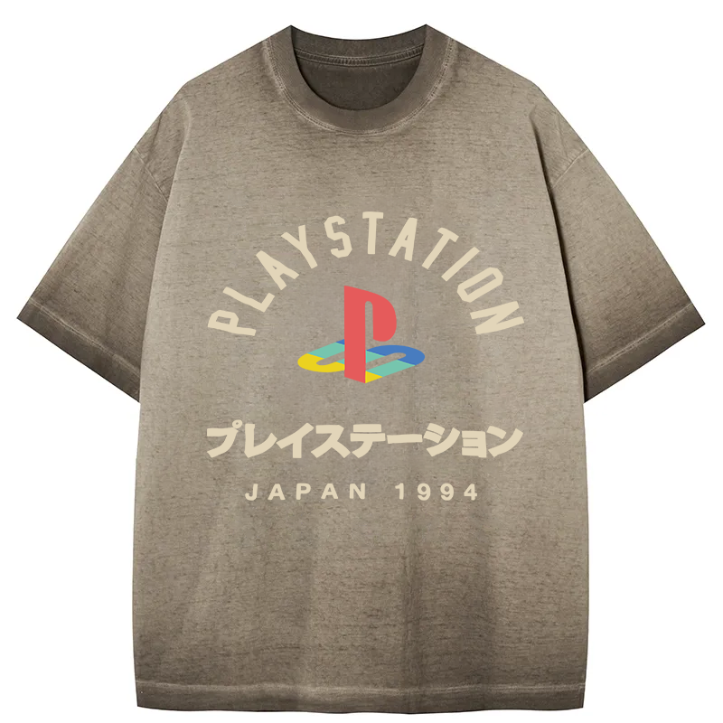 PlayStation Japan Gradient Washed T-Shirt