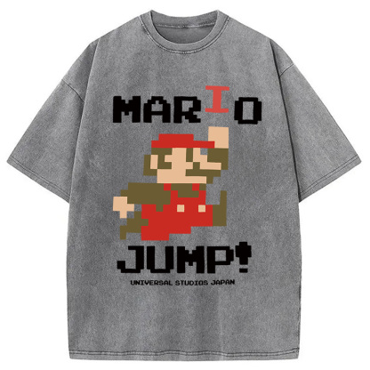 Nintendo Mario Jump Washed T-Shirt