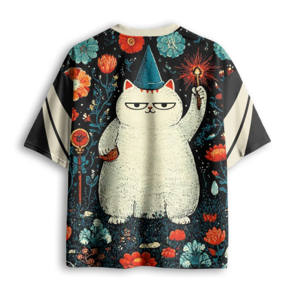 Baddiecat The Magician Cat Mesh Jersey