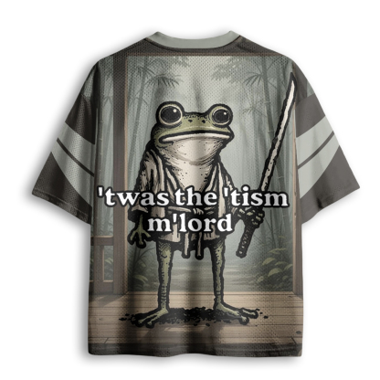 Baddiecat Autistic Warrior Frog Mesh Jersey