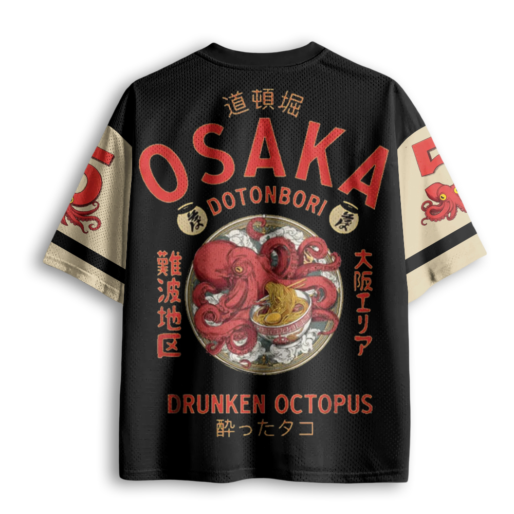 Baddiecat Octopus Ramen Mesh Jersey