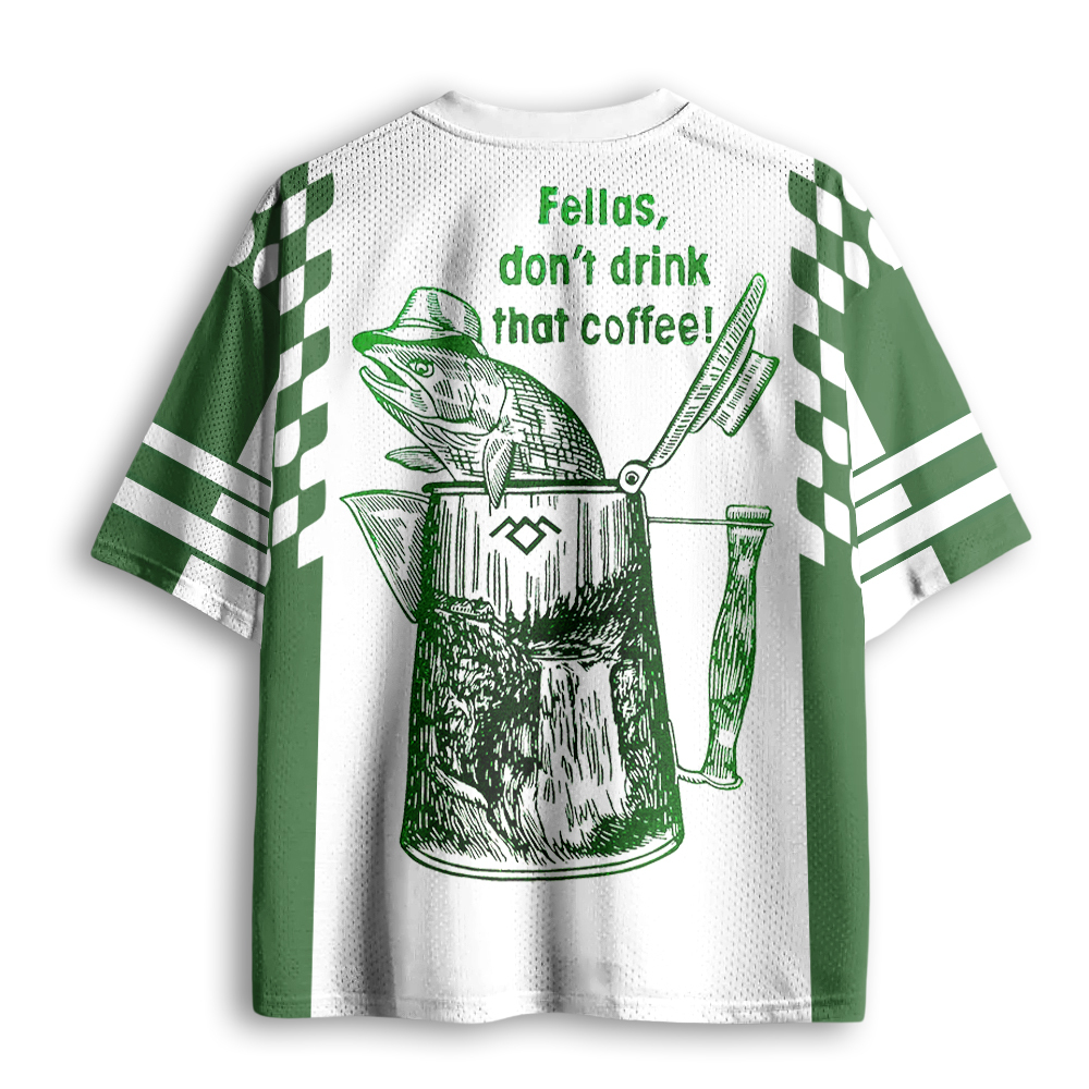 Baddiecat Coffee Fish Mesh Jersey