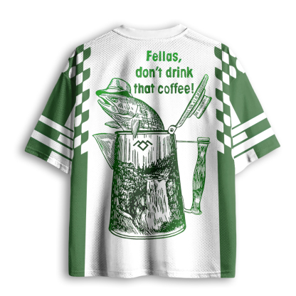 Baddiecat Coffee Fish Mesh Jersey