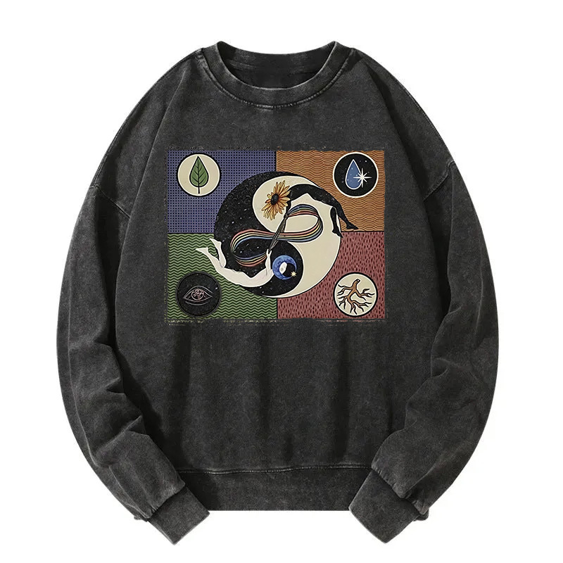 The Rotation Of Seasons Washed Sweatshirt