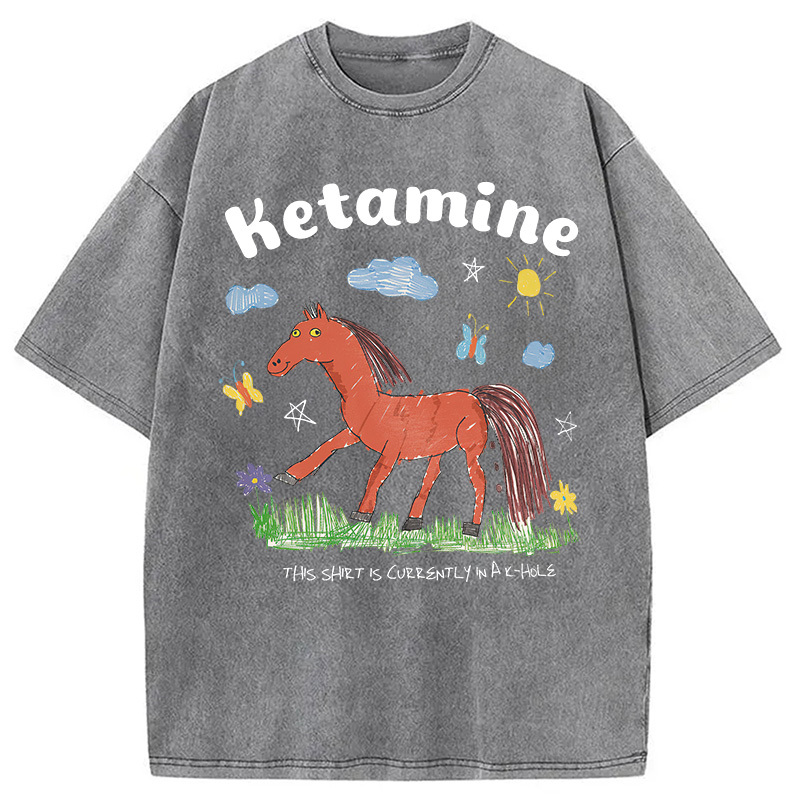 I Do Ketamine Washed T-Shirt