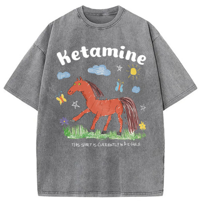 I Do Ketamine Washed T-Shirt