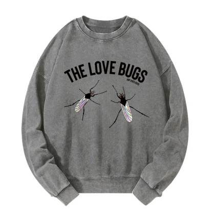 The Love Bugs Washed Sweatshirt