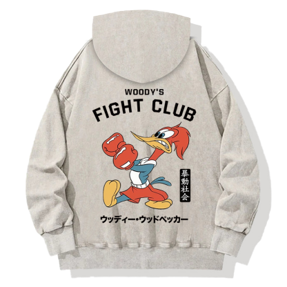 Fight Club Back Washed Hoodie