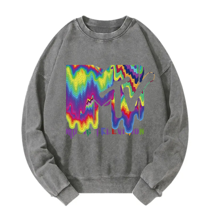 Music Television Washed Sweatshirt