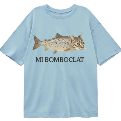 Bomboclat Fish Cat Meme Classic T-Shirt