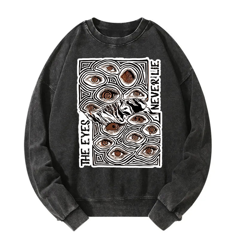 Behind The Eyes Washed Sweatshirt