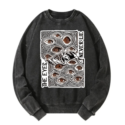 Behind The Eyes Washed Sweatshirt