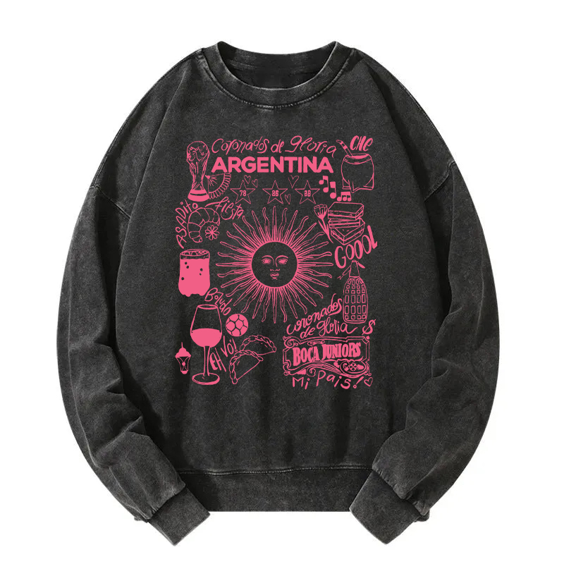 Argentina Vintage Washed Sweatshirt