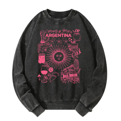 Argentina Vintage Washed Sweatshirt