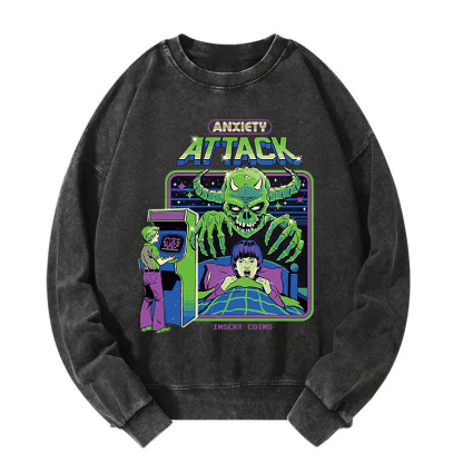 Anxiety Attack Washed Sweatshirt
