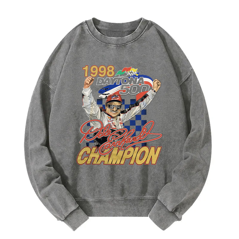 Vintage Dale! Earnhardt Nascar Racing Washed Sweatshirt