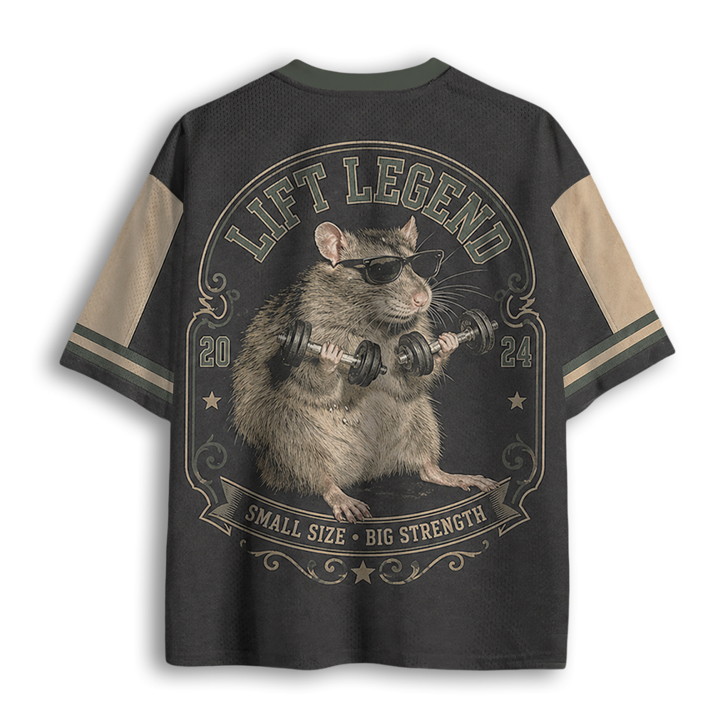 Baddiecat Gym Rat Mesh Jersey
