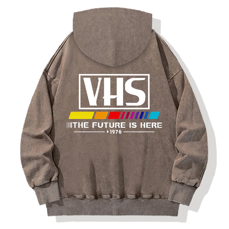 VHS 1976 Vintage Back Washed Hoodie