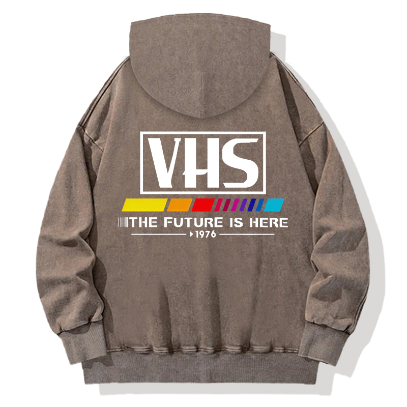 VHS 1976 Vintage Back Washed Hoodie