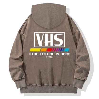 VHS 1976 Vintage Back Washed Hoodie