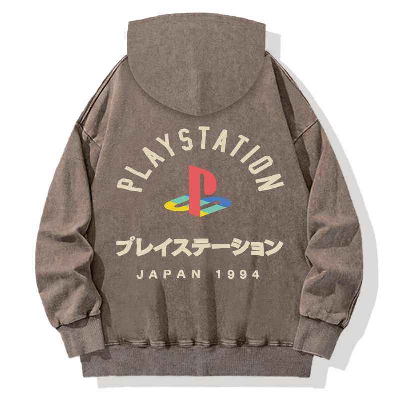 PlayStation Japan Back Washed Hoodie