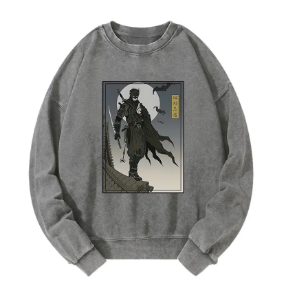 Japanese Batman Ninja Washed Sweatshirt