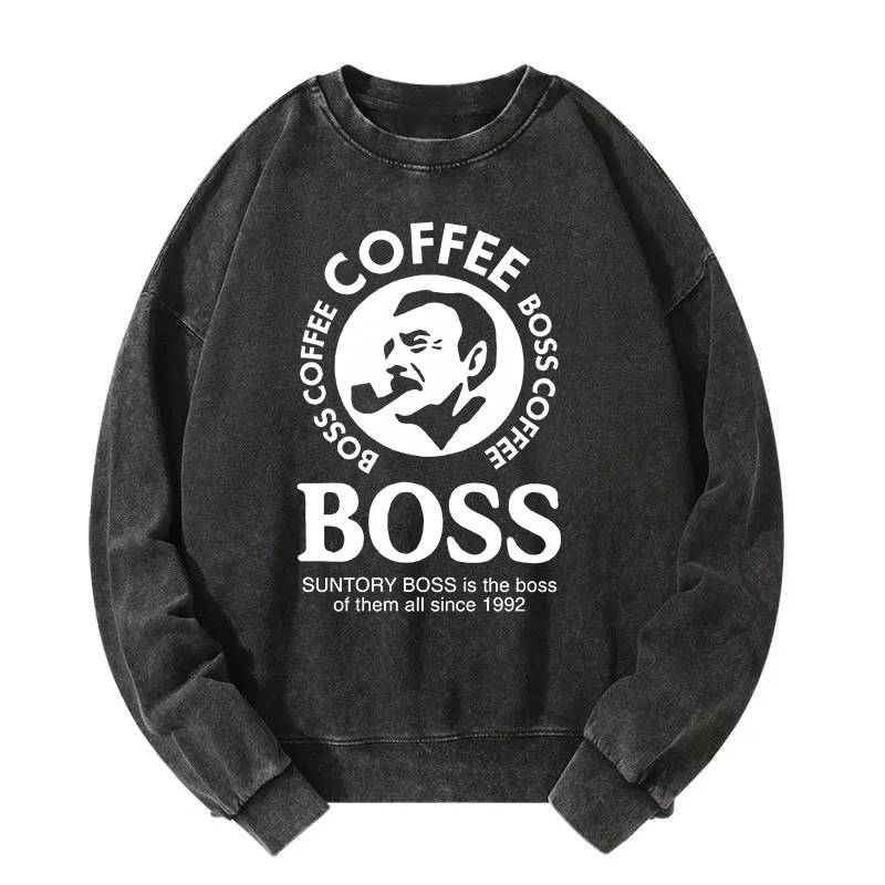 Boss Is The Boss Of Them All Washed Sweatshirt