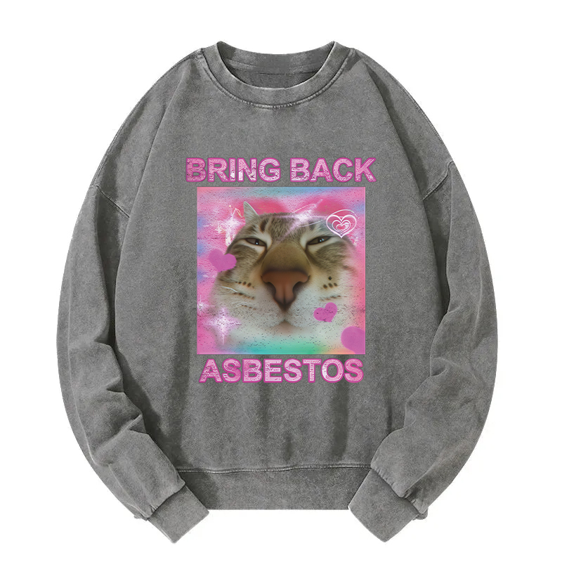 Bring Back Asbestos Washed Sweatshirt