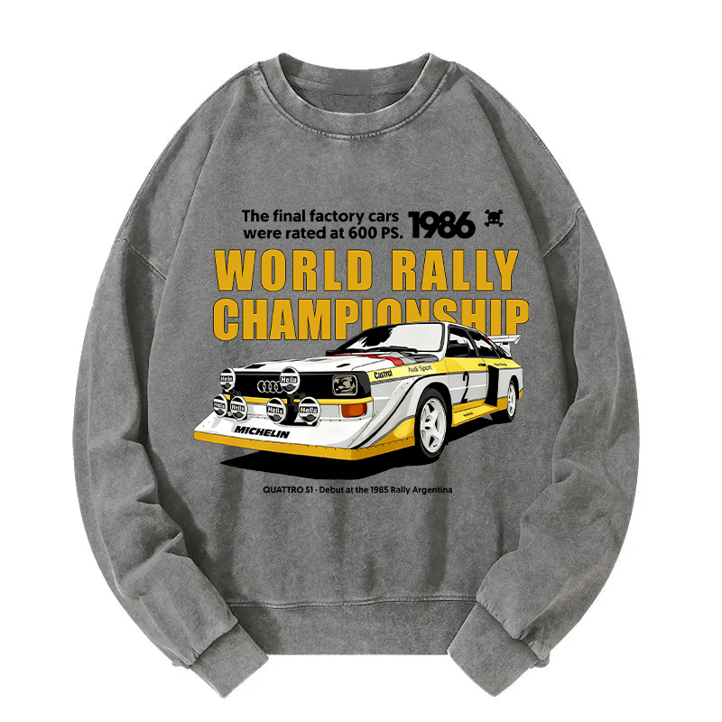 1986 World Rally Championship Washed Sweatshirt