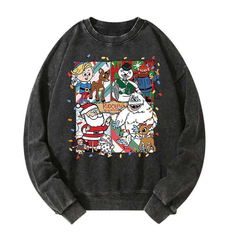 Cozy Christmas Washed Sweatshirt