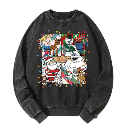 Cozy Christmas Washed Sweatshirt
