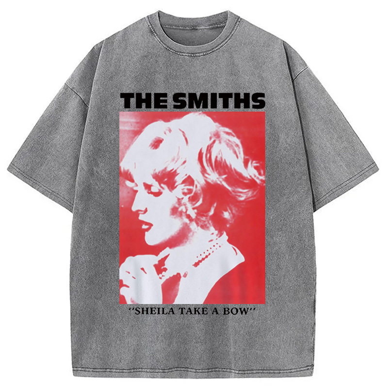The Smiths Sheila Take A Bow Meme Washed T-Shirt