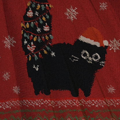 Purr-fectly Festive Christmas Ugly Sweatshirt