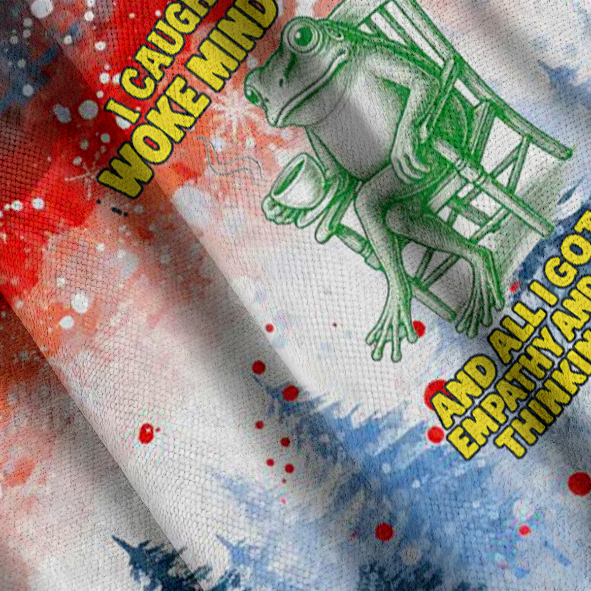 Baddieca I've Been Infected With The "Awakening Thought Virus" Christmas Ugly Sweatshirt