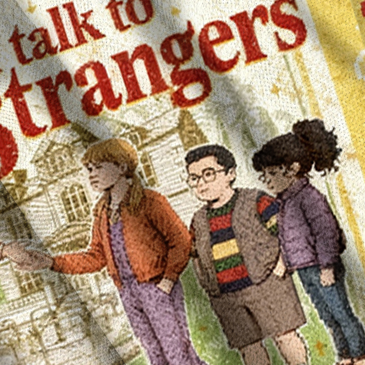 Baddiecat Don't Talk To Strangers Ugly Sweatshirt