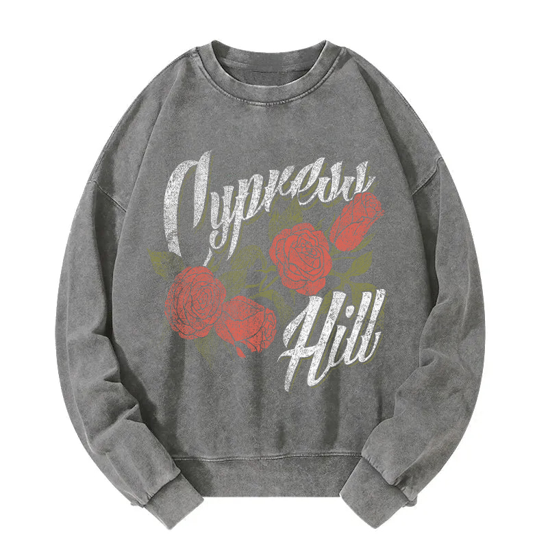 Thorn Rose Washed Sweatshirt