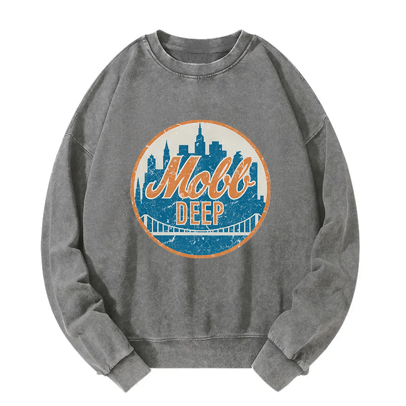 Mobb Deep Queens New York Vintage Washed Sweatshirt