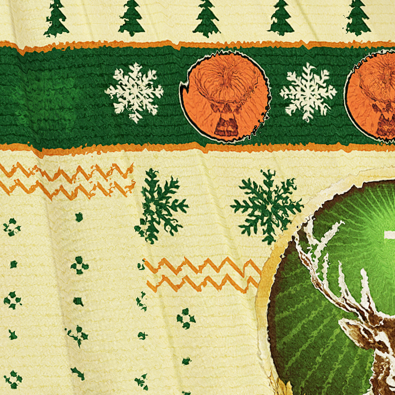 Jagermeister Elk Christmas Ugly Sweatshirt