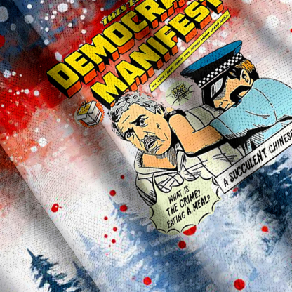 Democracy Manifest Fun Christmas Ugly Sweatshirt