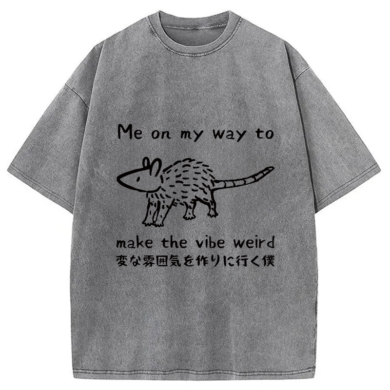 Making The Vibe Weird Washed T-Shirt