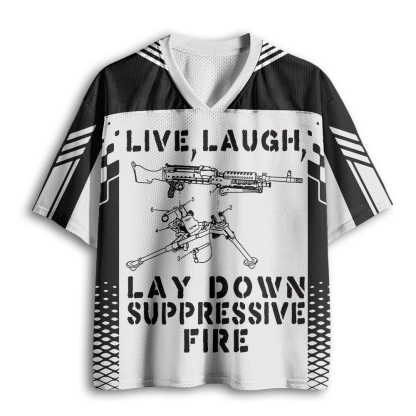 Baddiecat Suppression By Force Funny Mesh Jersey