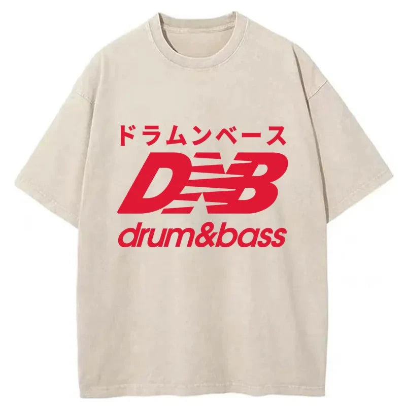 Drum And Bass Japan Washed T-Shirt