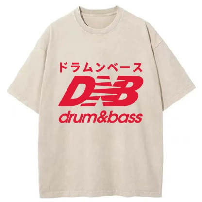 Drum And Bass Japan Washed T-Shirt