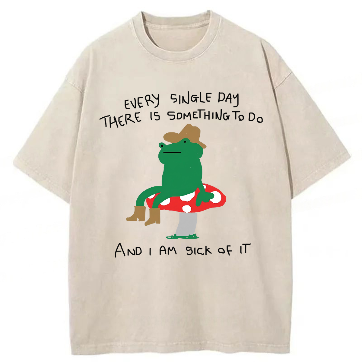 Tokyoviva Every Single Day There is Something To Do Washed T-shirt