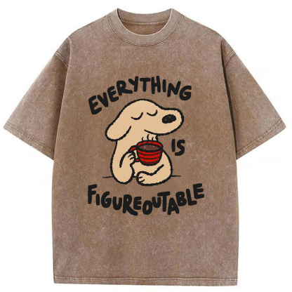 Tokyoviva Happy Puppy Washed T-shirt