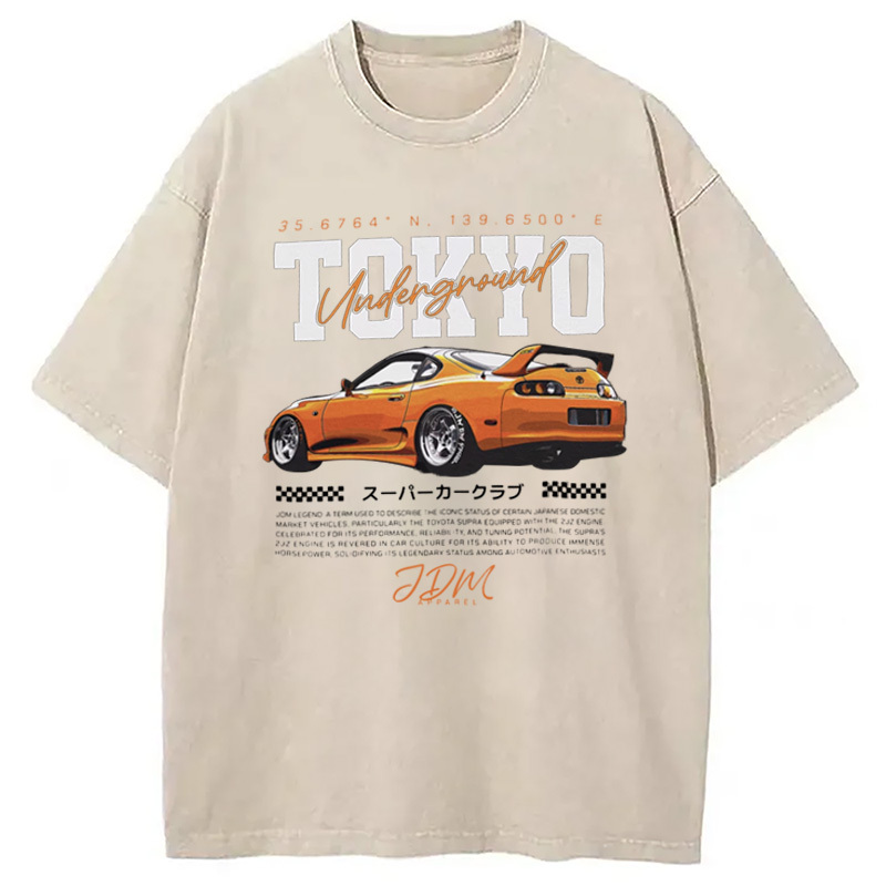 Tokyo JDM Style Car Washed T-Shirt
