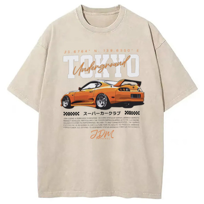 Tokyo JDM Style Car Washed T-Shirt
